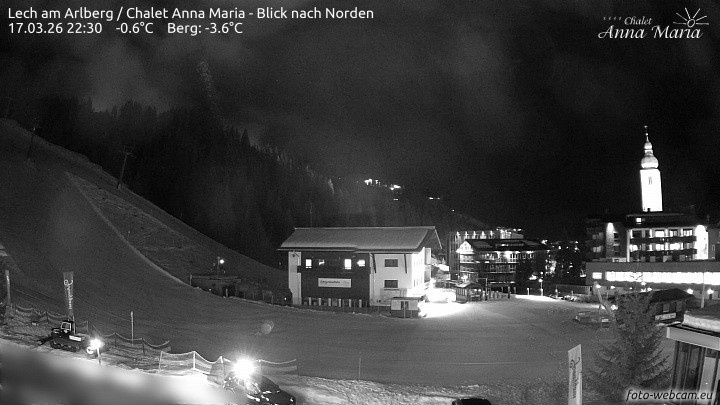 Archiv Foto Webcam Schlegelkopfareal, Lech