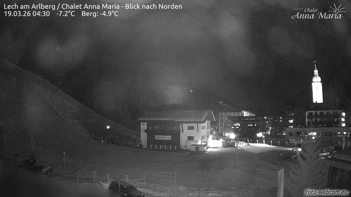 Archiv Foto Webcam Schlegelkopfareal, Lech