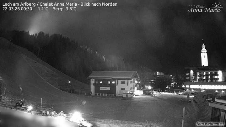 Archiv Foto Webcam Schlegelkopfareal, Lech