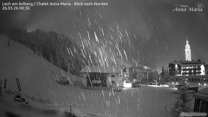 Archiv Foto Webcam Schlegelkopfareal, Lech