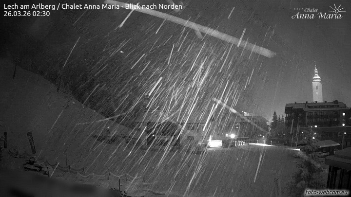 Archiv Foto Webcam Schlegelkopfareal, Lech