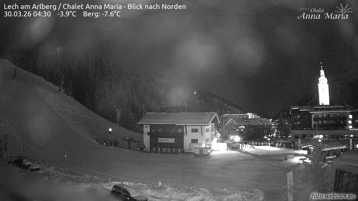Archiv Foto Webcam Schlegelkopfareal, Lech