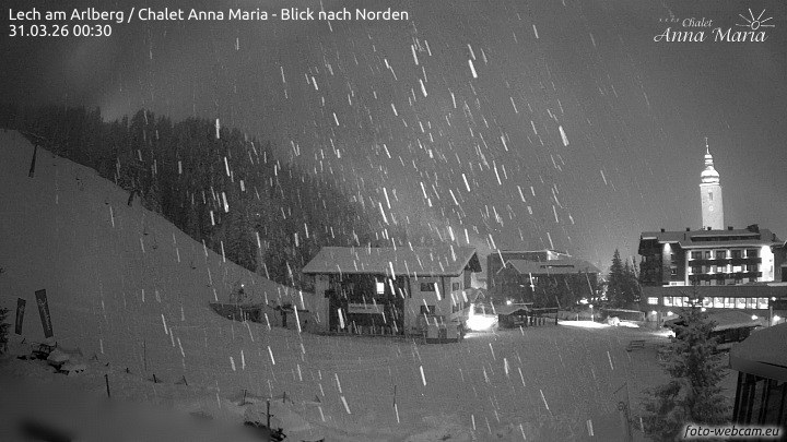 Archiv Foto Webcam Schlegelkopfareal, Lech
