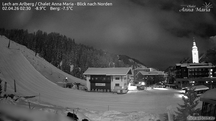 Archiv Foto Webcam Schlegelkopfareal, Lech