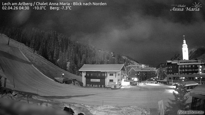 Archiv Foto Webcam Schlegelkopfareal, Lech