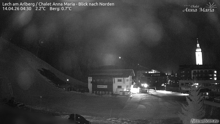 Archiv Foto Webcam Schlegelkopfareal, Lech