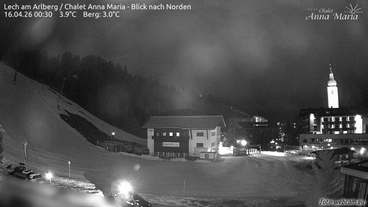 Archiv Foto Webcam Schlegelkopfareal, Lech
