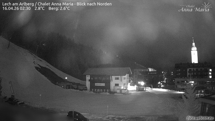 Archiv Foto Webcam Schlegelkopfareal, Lech