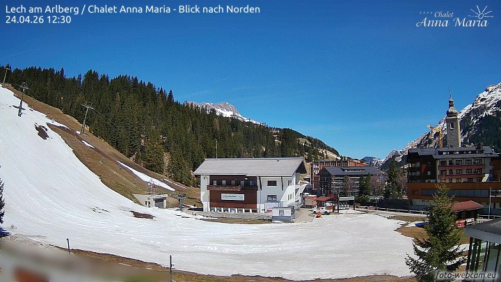 Archiv Foto Webcam Schlegelkopfareal, Lech