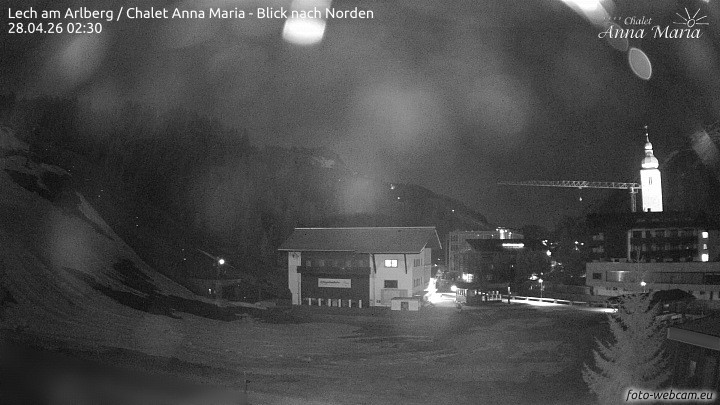 Archived image Webcam Lech (Chalet Anna Maria)