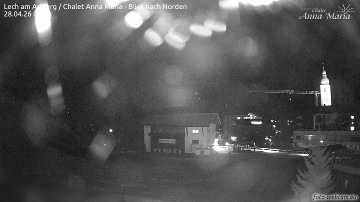 Archived image Webcam Lech (Chalet Anna Maria)