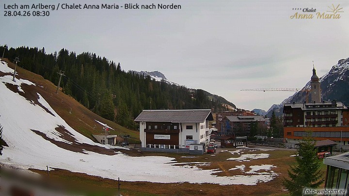 Archiv Foto Webcam Schlegelkopfareal, Lech