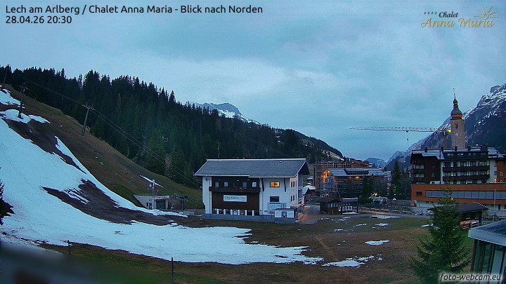 Archiv Foto Webcam Schlegelkopfareal, Lech
