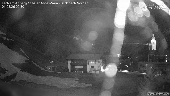 Archived image Webcam Lech (Chalet Anna Maria)