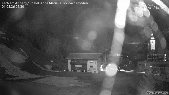 Archived image Webcam Lech (Chalet Anna Maria)