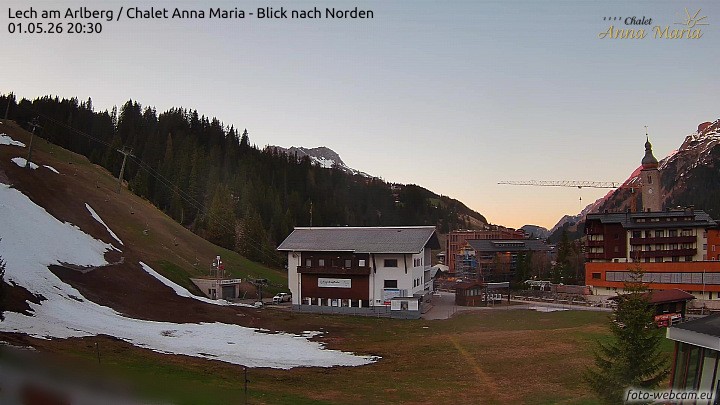 Archiv Foto Webcam Schlegelkopfareal, Lech