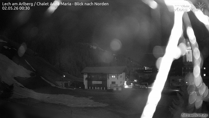 Archived image Webcam Lech (Chalet Anna Maria)
