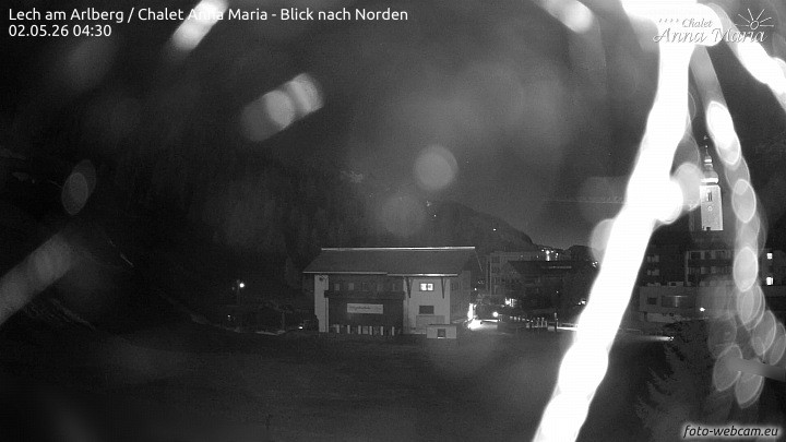 Archived image Webcam Lech (Chalet Anna Maria)