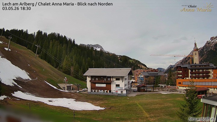 Archiv Foto Webcam Schlegelkopfareal, Lech