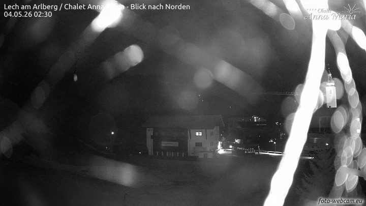 Archived image Webcam Lech (Chalet Anna Maria)