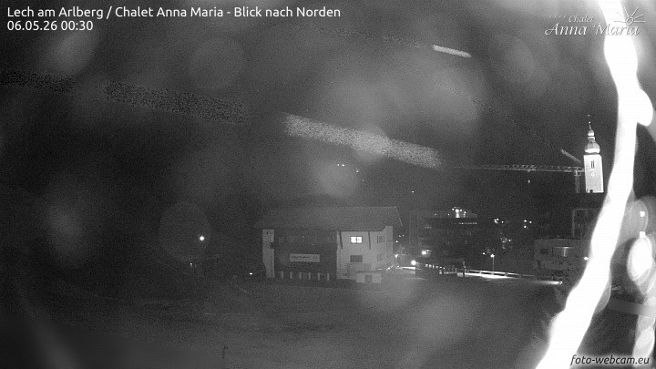 Archived image Webcam Lech (Chalet Anna Maria)