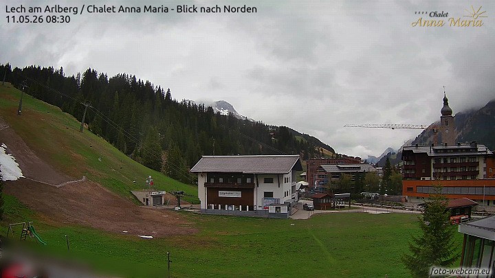 Archiv Foto Webcam Schlegelkopfareal, Lech