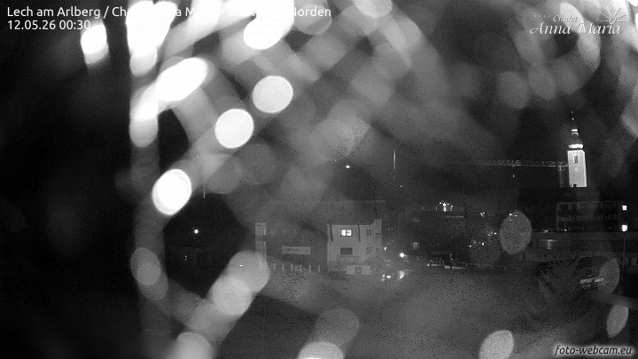 Archived image Webcam Lech (Chalet Anna Maria)