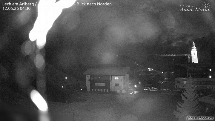 Archived image Webcam Lech (Chalet Anna Maria)