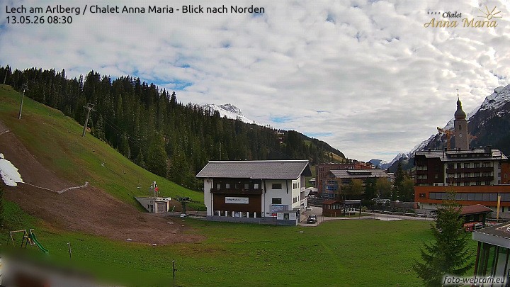 Archiv Foto Webcam Schlegelkopfareal, Lech