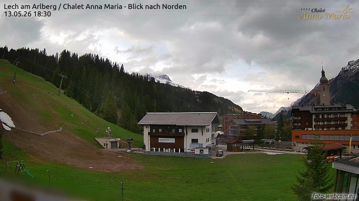 Archiv Foto Webcam Schlegelkopfareal, Lech