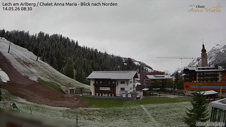 Archiv Foto Webcam Schlegelkopfareal, Lech