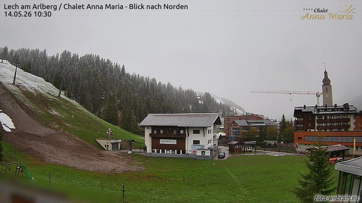 Archiv Foto Webcam Schlegelkopfareal, Lech