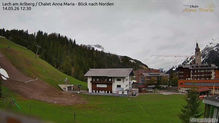 Archiv Foto Webcam Schlegelkopfareal, Lech