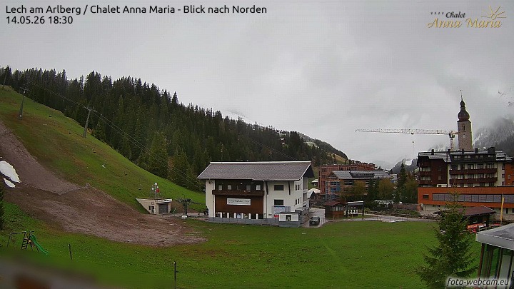 Archiv Foto Webcam Schlegelkopfareal, Lech