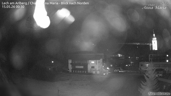 Archived image Webcam Lech (Chalet Anna Maria)
