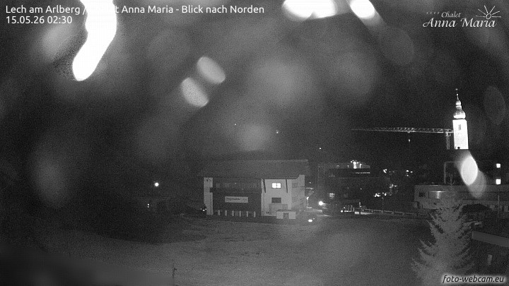 Archived image Webcam Lech (Chalet Anna Maria)