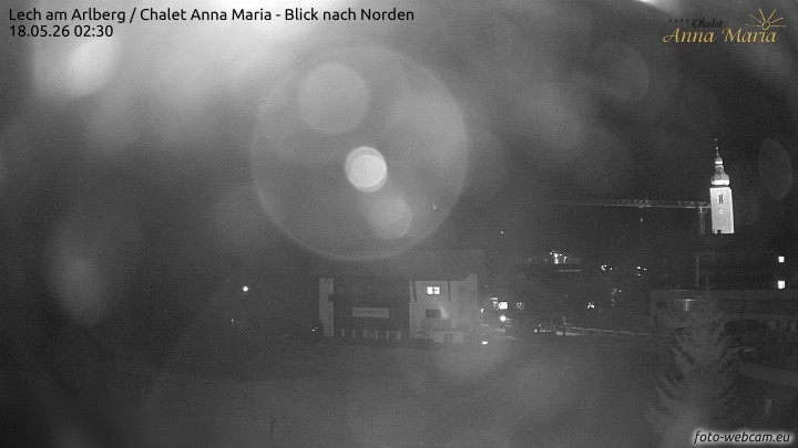 Archived image Webcam Lech (Chalet Anna Maria)