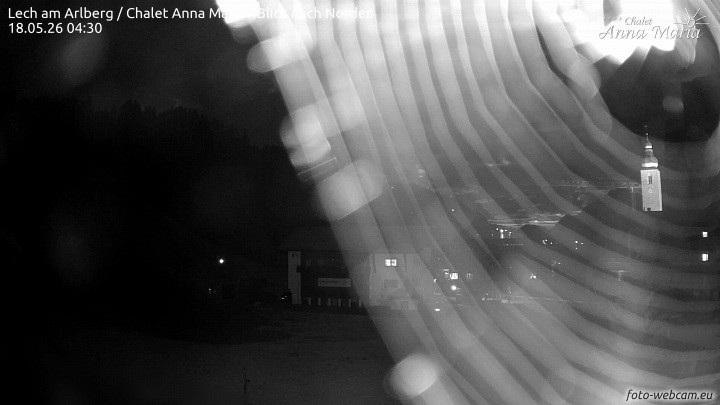 Archived image Webcam Lech (Chalet Anna Maria)