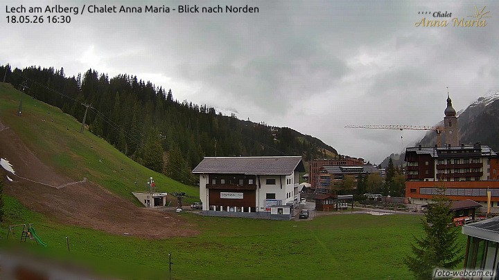 Archived image Webcam Lech (Chalet Anna Maria)