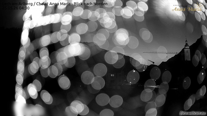 Archived image Webcam Lech (Chalet Anna Maria)