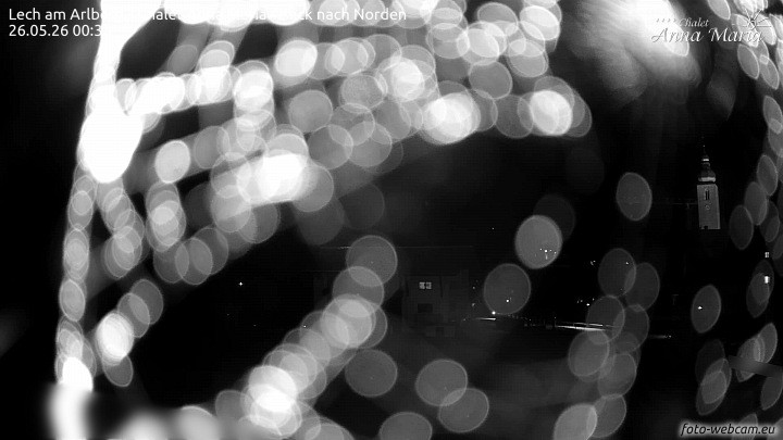 Archived image Webcam Lech (Chalet Anna Maria)