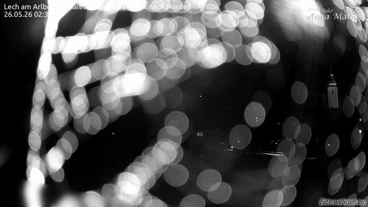 Archived image Webcam Lech (Chalet Anna Maria)