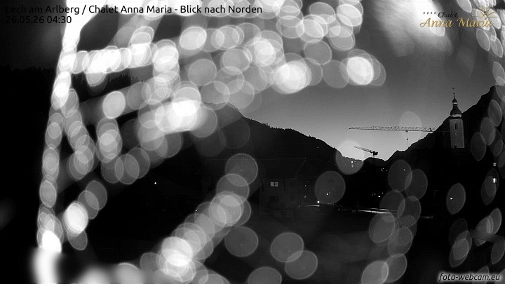 Archived image Webcam Lech (Chalet Anna Maria)