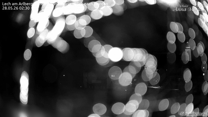 Archived image Webcam Lech (Chalet Anna Maria)