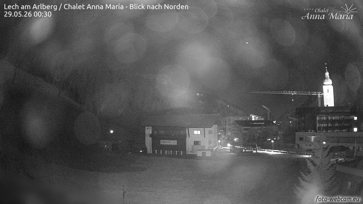Archived image Webcam Lech (Chalet Anna Maria)