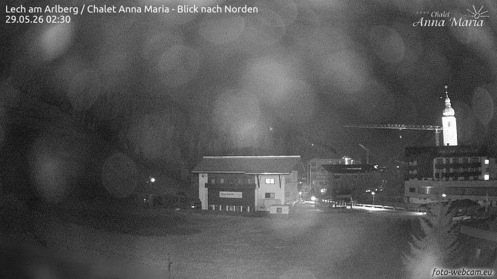Archived image Webcam Lech (Chalet Anna Maria)