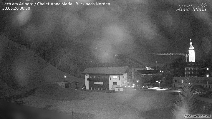 Archived image Webcam Lech (Chalet Anna Maria)