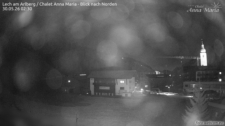Archived image Webcam Lech (Chalet Anna Maria)