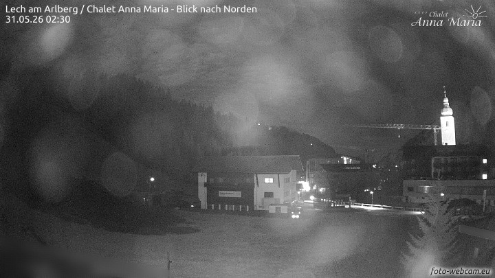 Archived image Webcam Lech (Chalet Anna Maria)