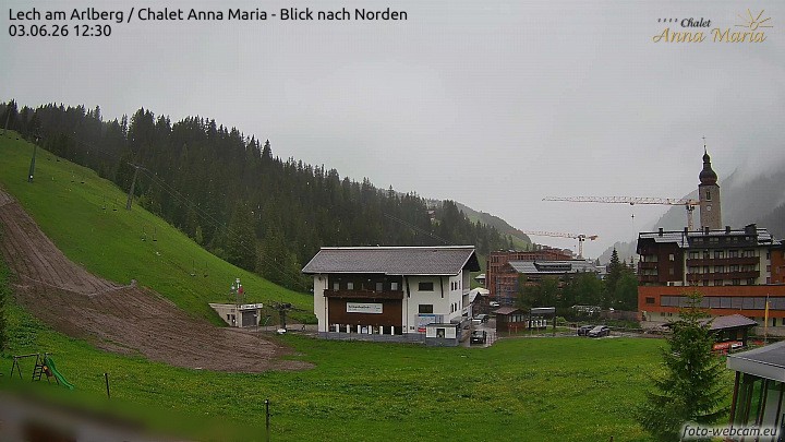 Archiv Foto Webcam Schlegelkopfareal, Lech